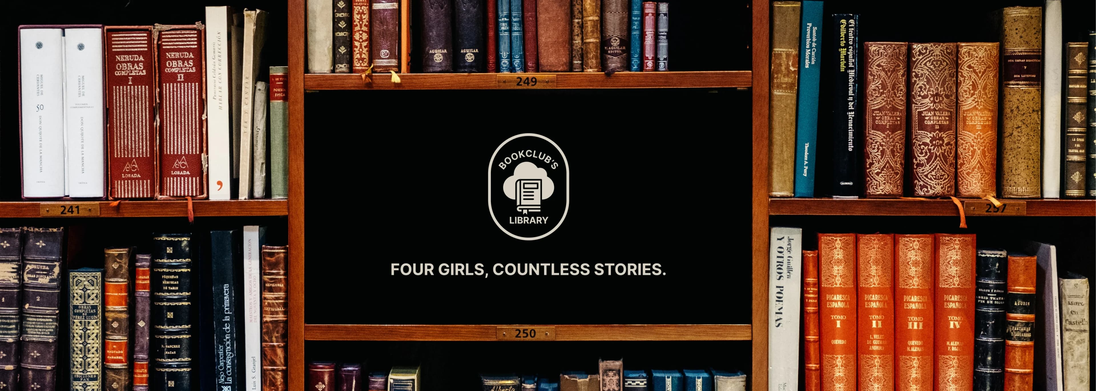 Detailed screen capture for BookClub's Library.